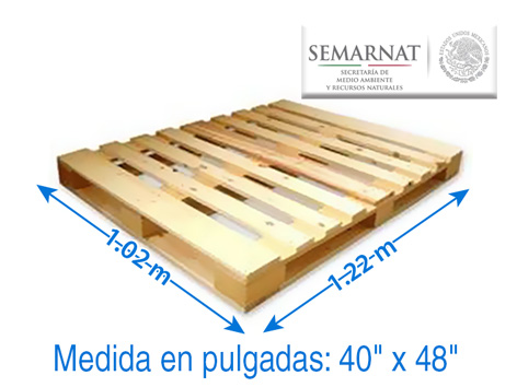 TARIMA DE TACON MEDIANO wooden pallet